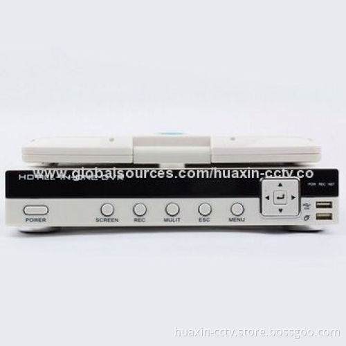 10.5-inch LCD DVR Combo, Supports HDMI, CVBS, VGA Output, 4-channel Real-time Playback